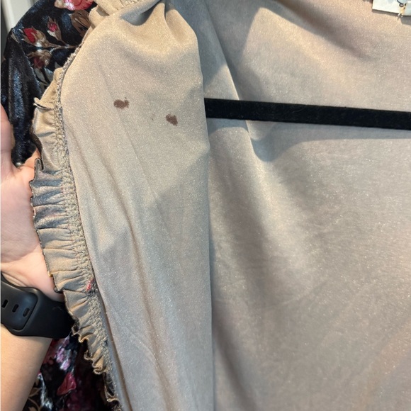 Easel Los Angeles Velvet Floral Kimono Cardigan – Size Small - Picture 8 of 10